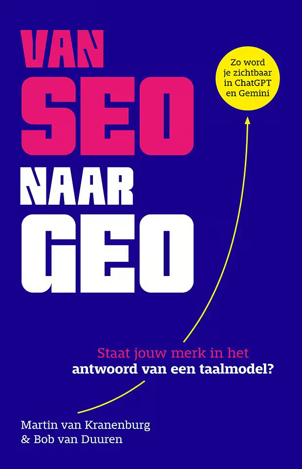 Boek Van SEO naar GEO