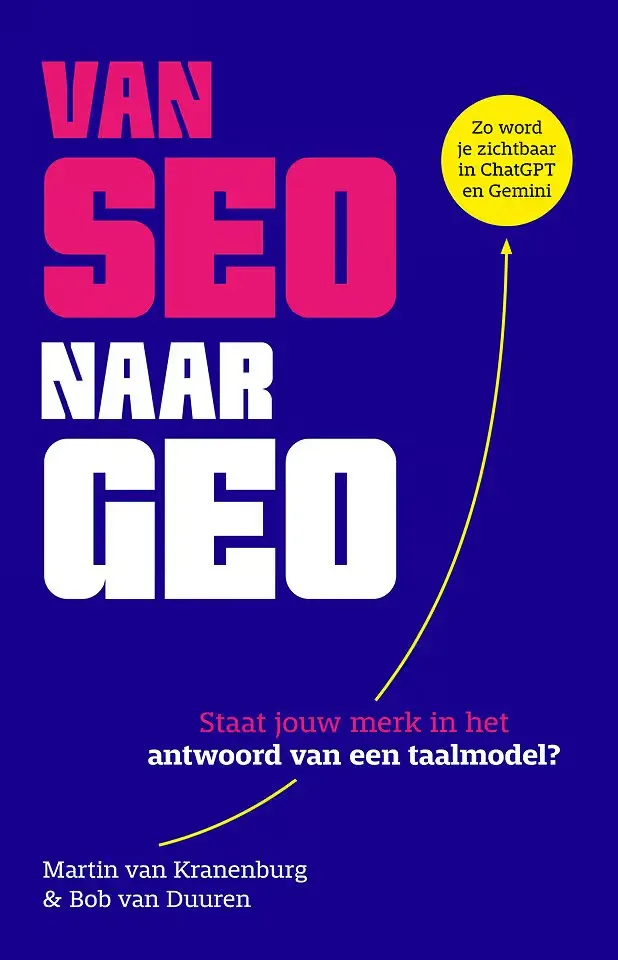Boek Van SEO naar GEO